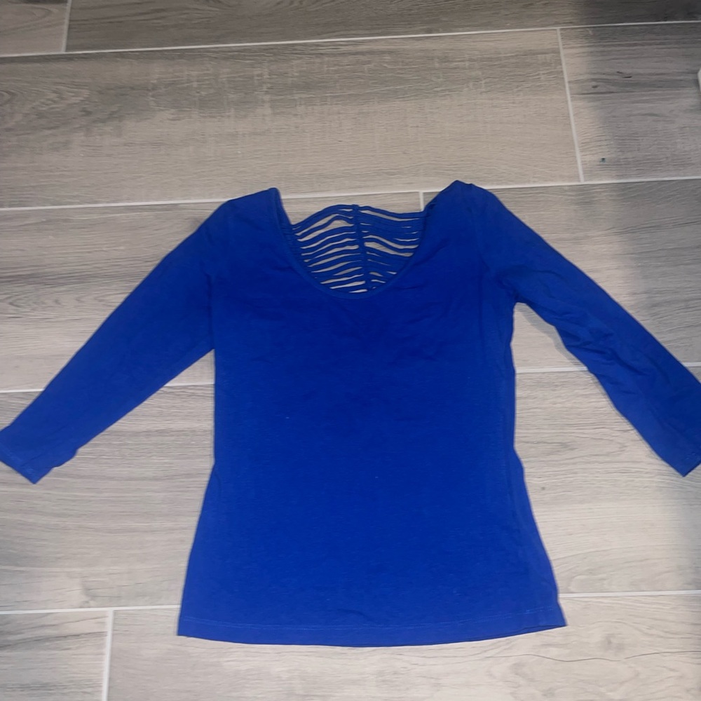 Charlotte Russe cropped quarter sleeve